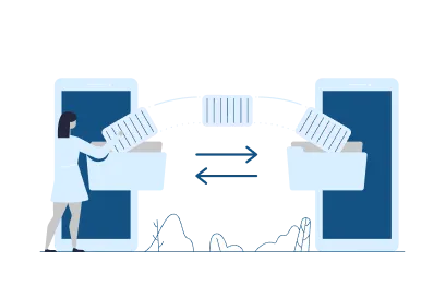 PDF to HTML Illustration
