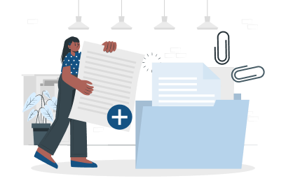 Split PDF Illustration