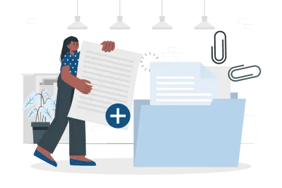 Fill and Sign PDF Illustration